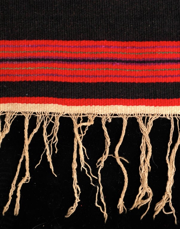 Late 19th Century Oaxacan Porfirato Period Blanket For Sale 4
