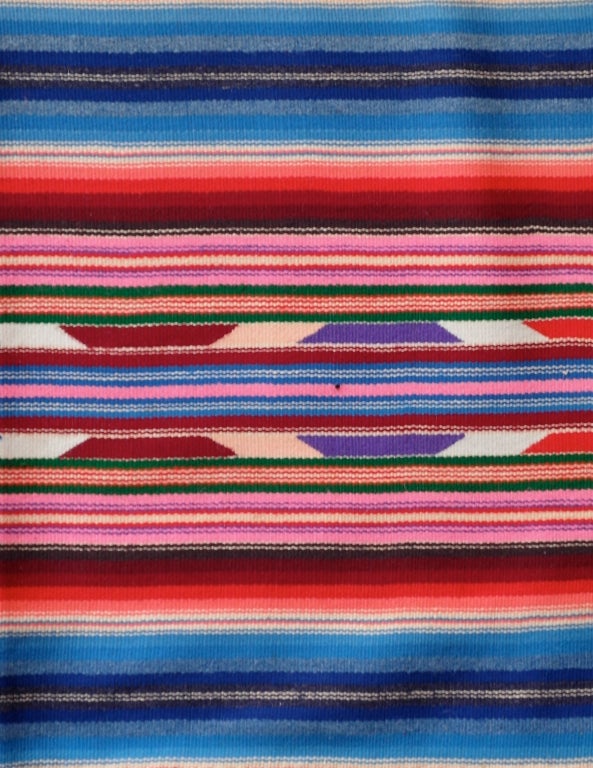 Wool Mexican Serarpe For Sale