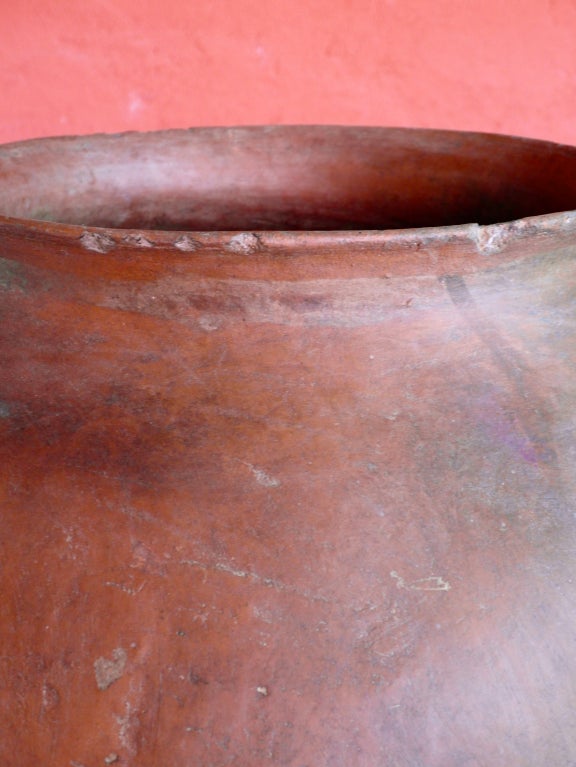Monumental Mexican Earthenware Cooking Pot