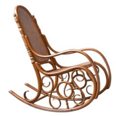 D.G. Fischell Bentwood Rocking Chair