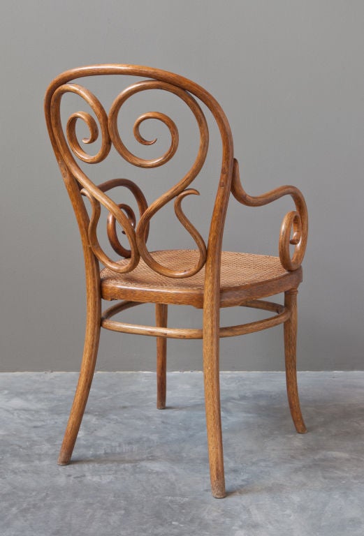 Austrian Rare and Early Michael Thonet Armchairs
