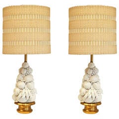 Pair Of Arturo Pani Porcelain Lamps