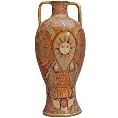 Unique Jose Luis Cotez Burnished Ceramic Vase