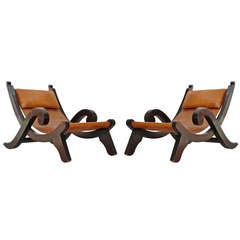 Pair Of Clara Porset Lounge Chairs