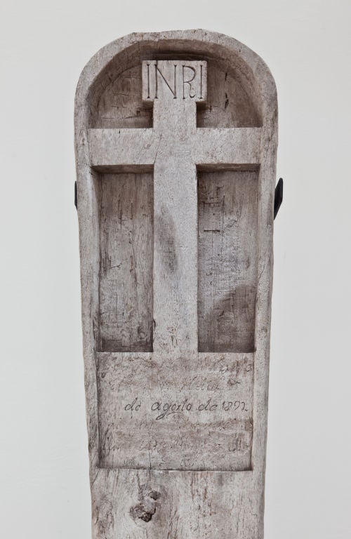 Late 19th Century Mexican Grave Marker 2
