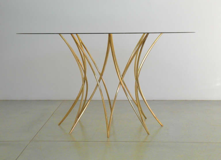 Modern Unique Arturo Pani & Manuel Chacon Brass Center Table