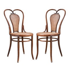 pair of Josef Hoffmann Sidechairs for Mundus