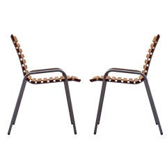Pair of Robin Day Garden Chairs For Lister