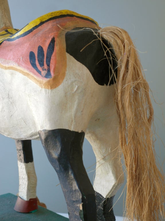 Mexican Polychrome Toy Horse 1