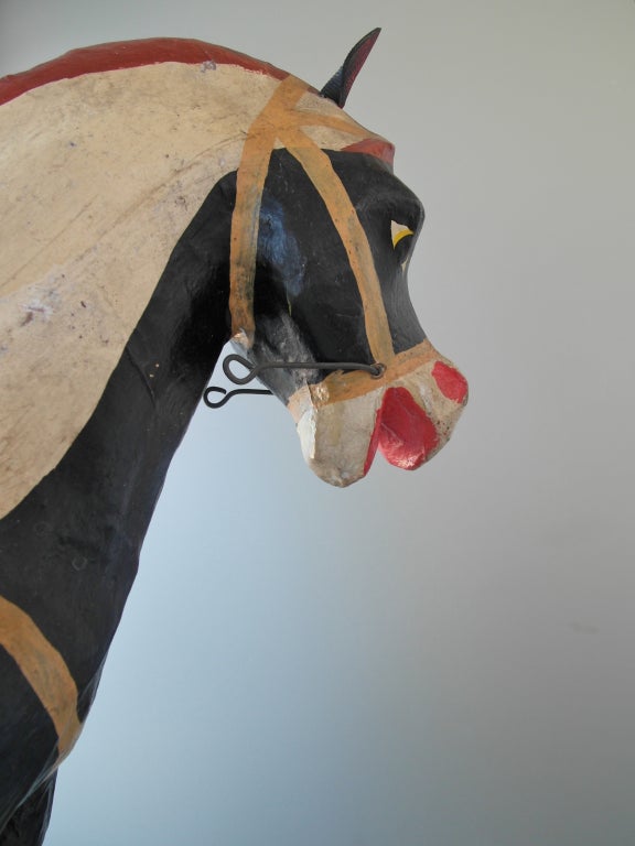 Mexican Polychrome Toy Horse 2