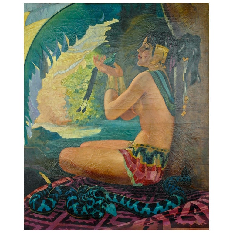 "La Virgen Maya" by Caceres Novello, 1937