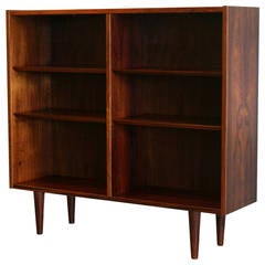 Vintage Rosewood Low Bookcase