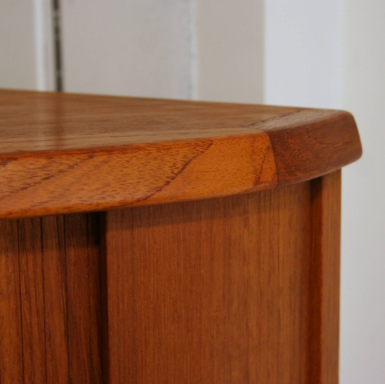 Mid-20th Century Vintage Danish Teak Corner Cabinet