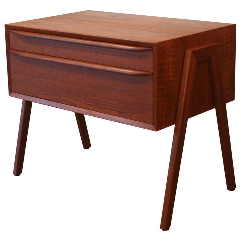 Vintage Teak Side Table at 1stDibs