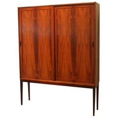 Vintage Danish Rosewood Tall Cabinet