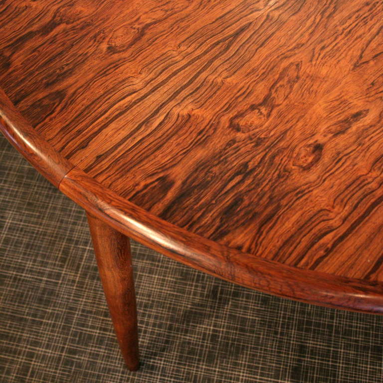 Mid-20th Century Vintage Rosewood Dining Table