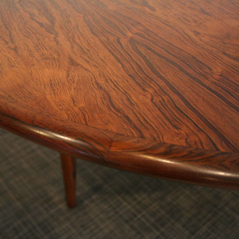 Mid-Century Modern Vintage Rosewood Dining Table