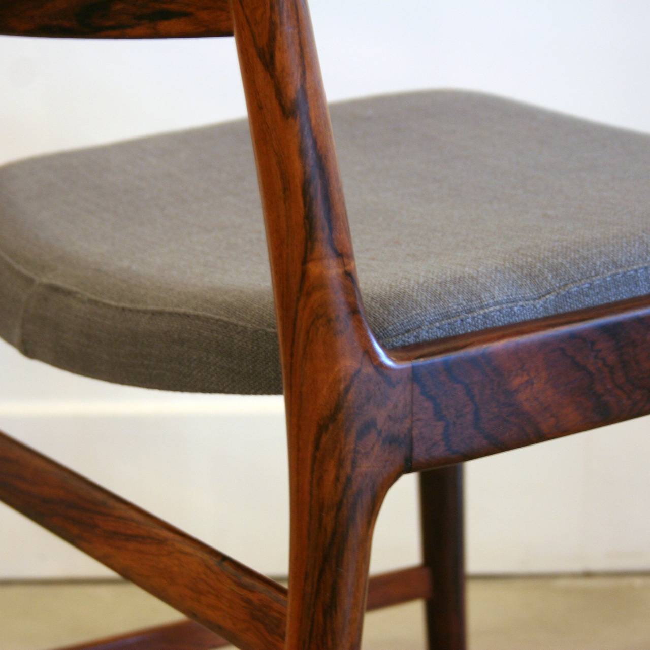 Vintage Danish Rosewood Dining Chairs 1