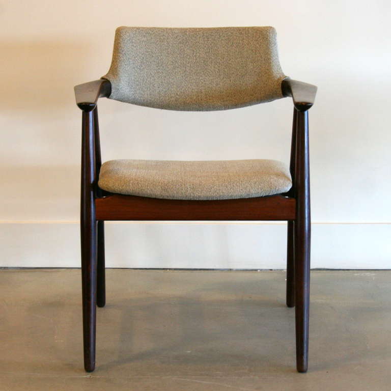 Danish Set of Five Vintage Rosewood Dining Chairs
