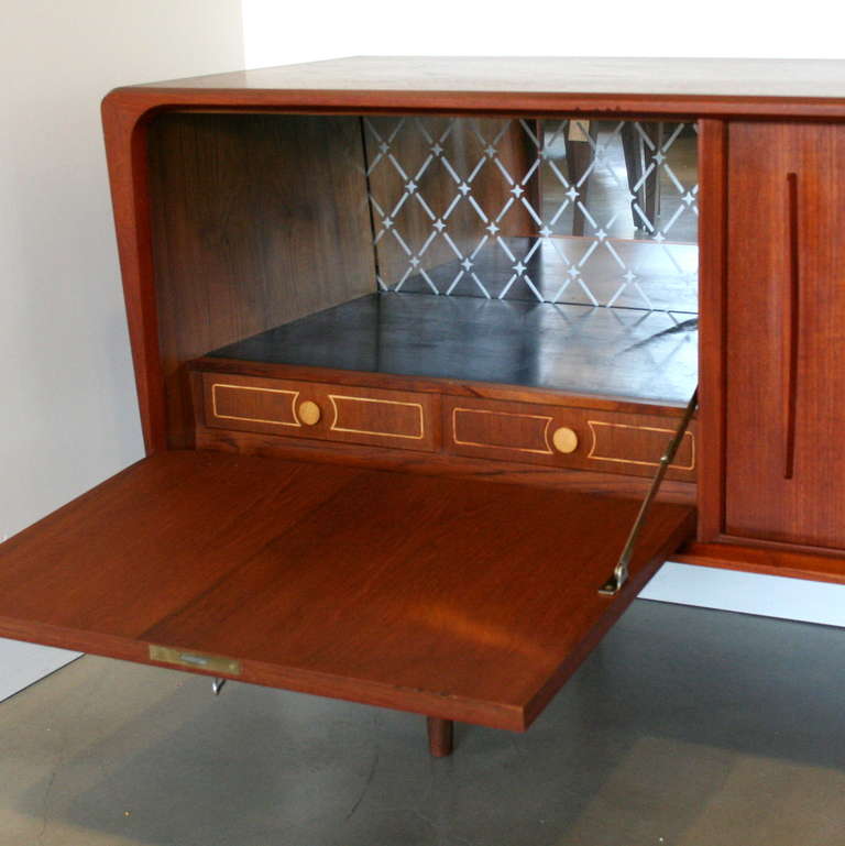 Vintage Danish Teak Sideboard In Excellent Condition In Vancouver, BC