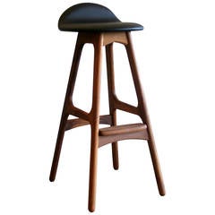 Teak Bar Stools by Erik Buck