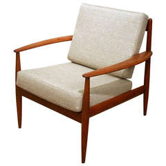 Vintage Teak Lounger by Grete Jalk