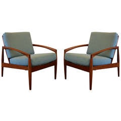 Pair of Vintage Teak Loungers by Kai Kristiansen