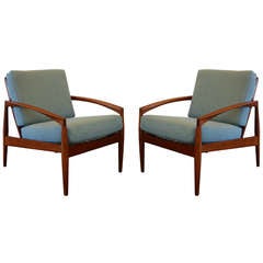 Pair of Vintage Teak Loungers by Kai Kristiansen