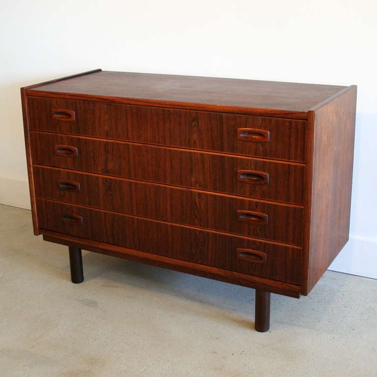 Mid-Century Modern Vintage Rosewood Chest of Drawers