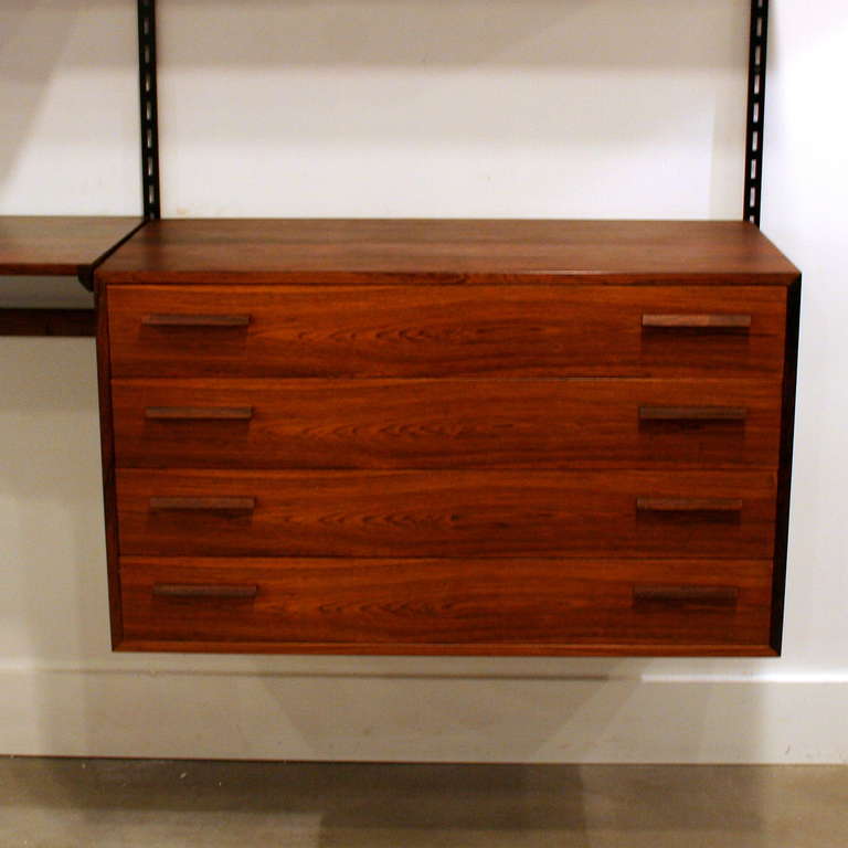 Vintage Rosewood Wall System by Kai Kristiansen 1