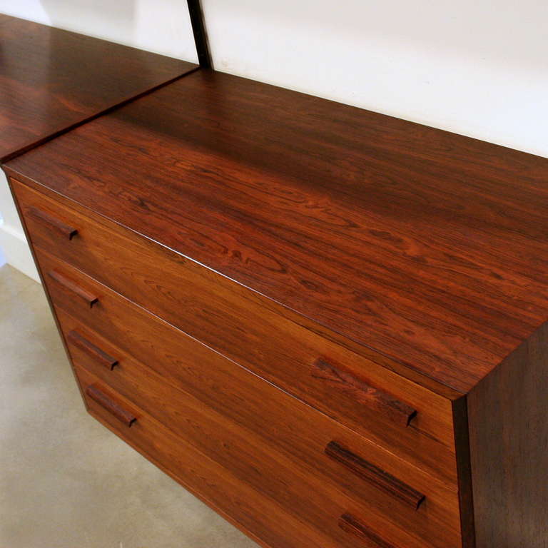 Vintage Rosewood Wall System by Kai Kristiansen 2