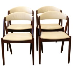 Set of 4 Vintage Dining Chairs by Kai Kristiansen