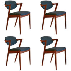 Vintage Danish Teak Dining Chairs