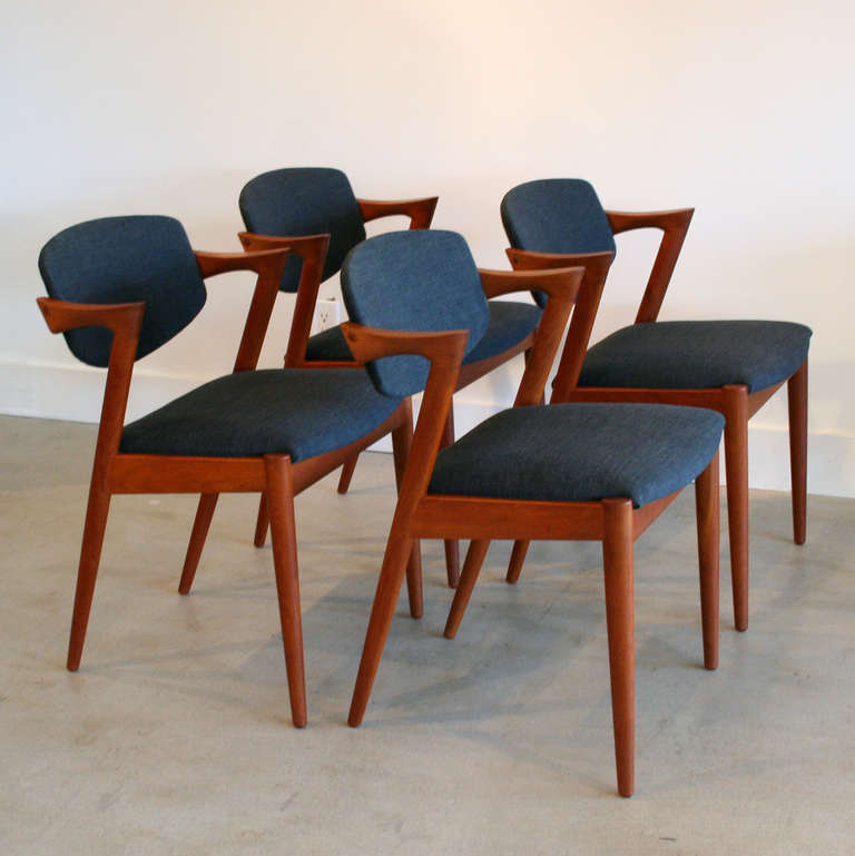 Vintage Danish Teak Dining Chairs 2