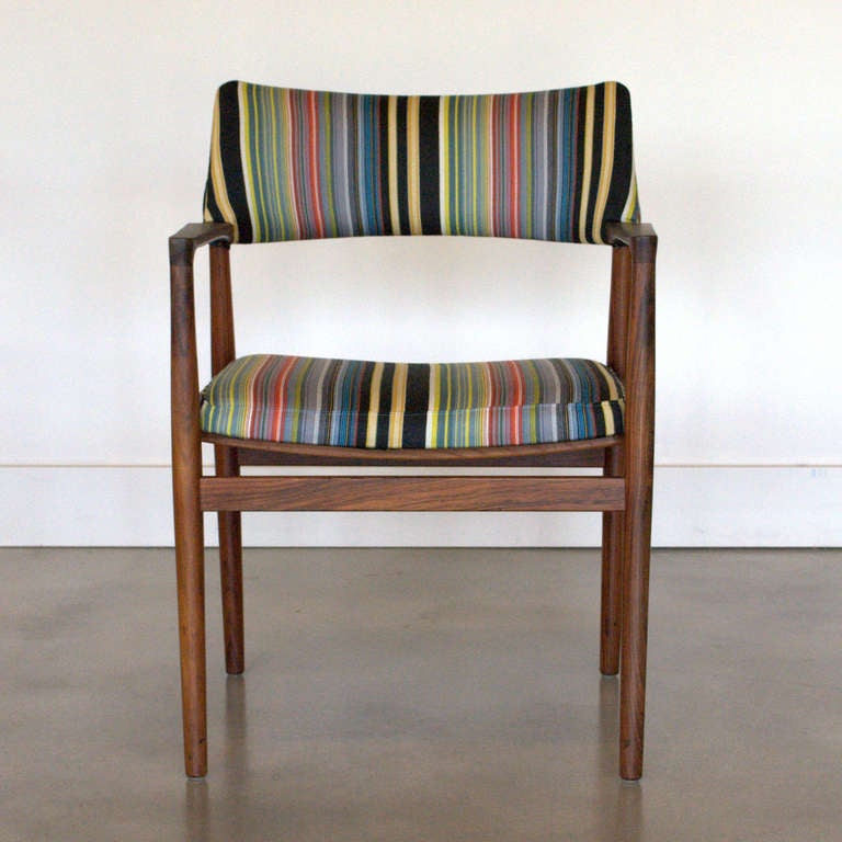 Mid-20th Century Vintage Danish Rosewood Armchair