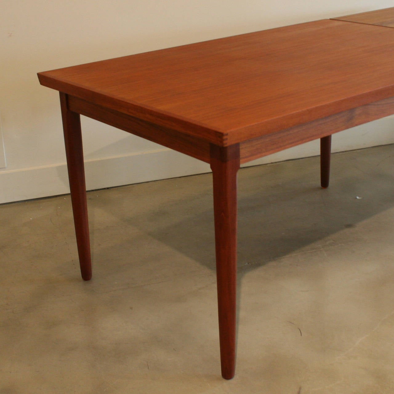 Mid-20th Century Vintage Danish Teak Dining Table