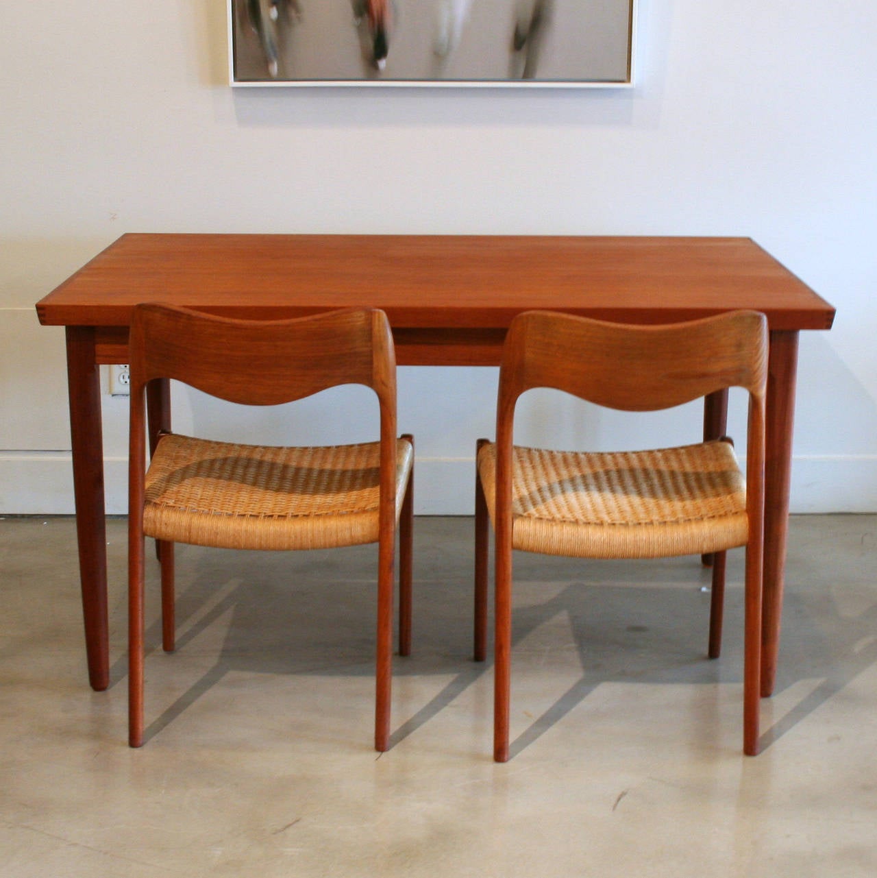 Vintage Danish Teak Dining Table In Excellent Condition In Vancouver, BC