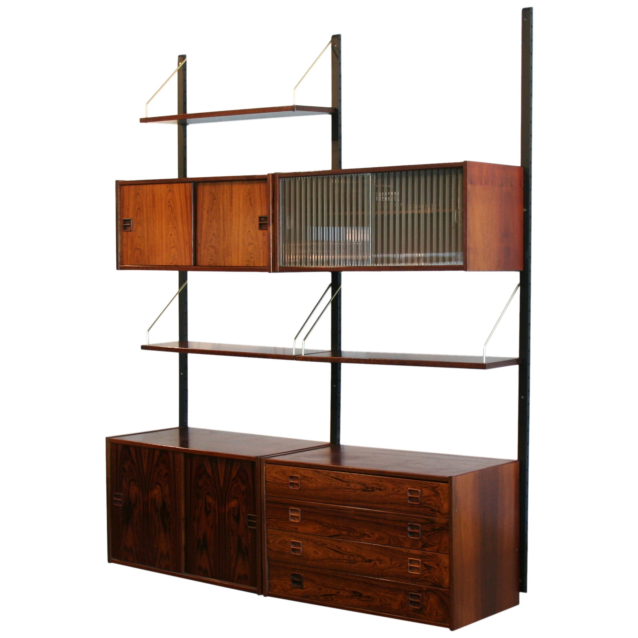 Vintage Danish Rosewood Wall System