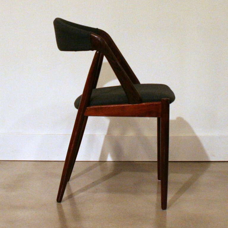 Mid-20th Century Set of 6 Vintage Rosewood Dining Chairs by Kai Kristiansen