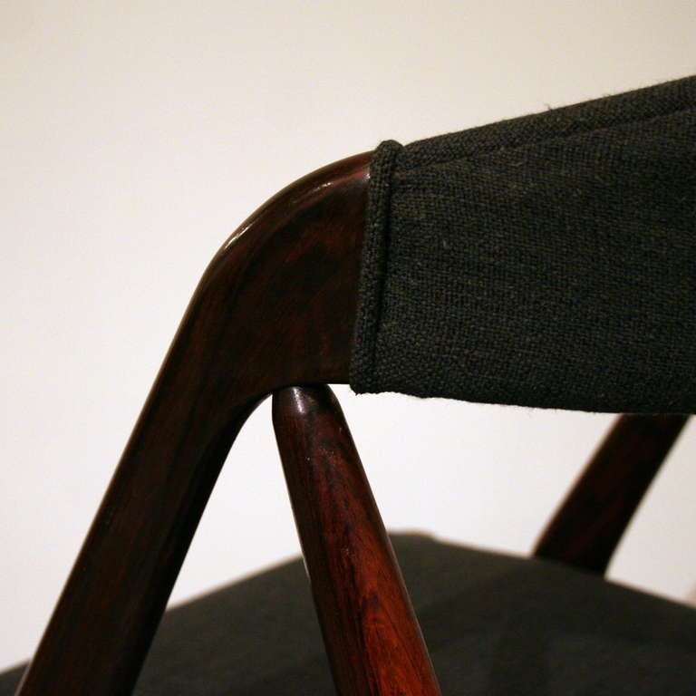 Set of 6 Vintage Rosewood Dining Chairs by Kai Kristiansen 2