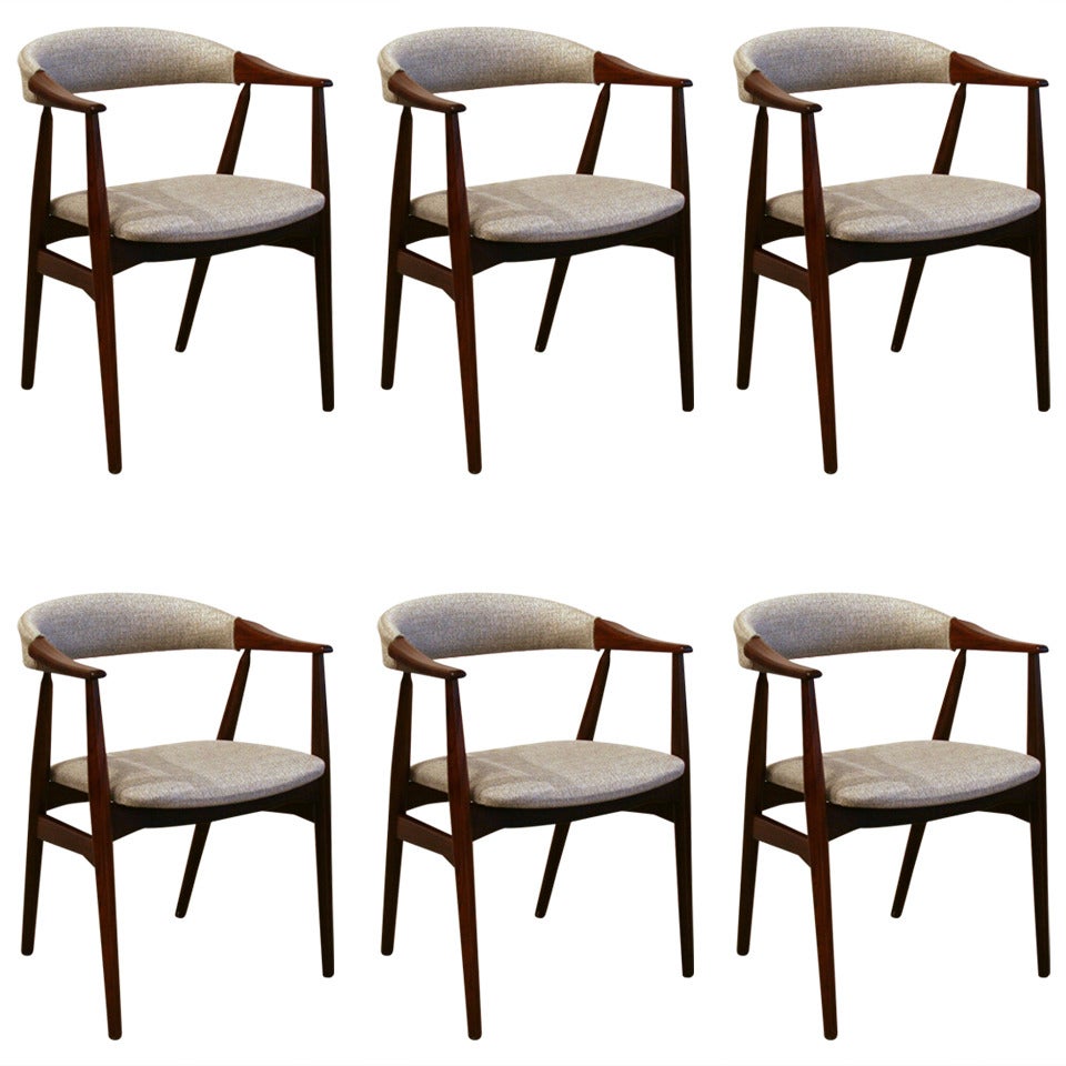 Vintage Danish Teak Dining Chairs
