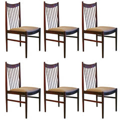 Vintage Danish Rosewood Chairs - Set of 6