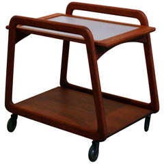 Vintage Teak Bar Cart