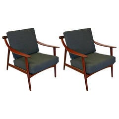 Vintage Danish Teak Lounger