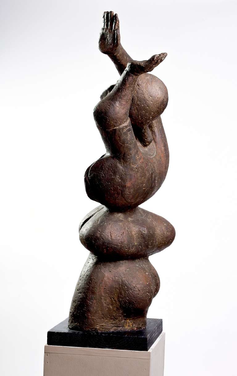 American Ceramic Sculpture of a Woman