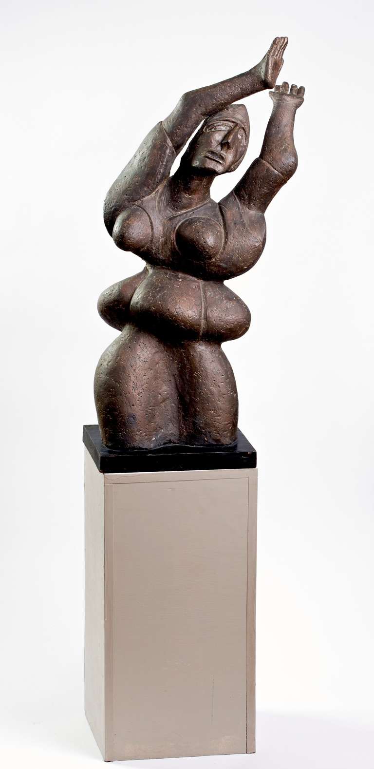 ceramic woman sculpture