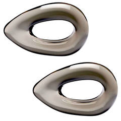 Pair of Luciano Gaspari for Salviati Murano Glass Sculptures 2