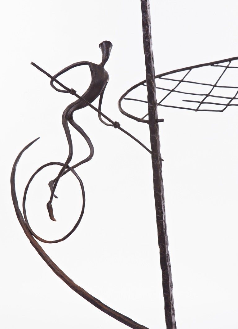 American Acrobatic Sculpture in the manner of Paul Lobel