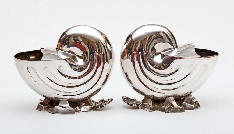 Rare Pair of English Victorian Silver Spoon Warmers