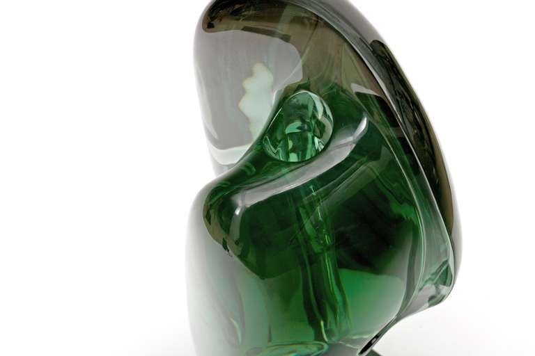 Superbe sculpture en Lucite des années 70 réalisée par Henry Guerriero Bon état à New York, NY